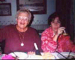 Daoughter Rochelle(Bonehead) was there and sat with 
Nana.