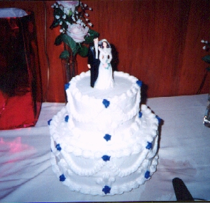 The wedding Cake... Beautiful and very tasty also